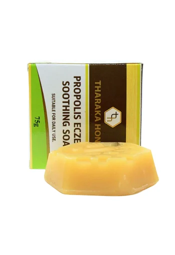 Propolis-enriched soap bar for eczema, rashes, and sensitive skin