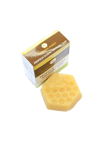 Organic propolis soap to soothe eczema flare-ups and dryness