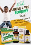 Combo: Kids Above 4 Economy Pack With Just Gargle Powder