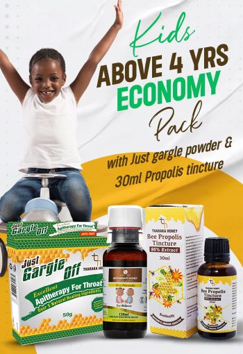 Combo: Kids Above 4 Economy Pack With Just Gargle Powder
