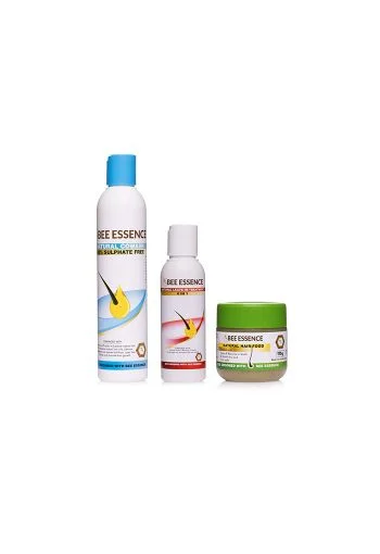 Mini Pack: Bee Essence Co Wash And Nourish Set Honeycomb-shaped soap on packaging